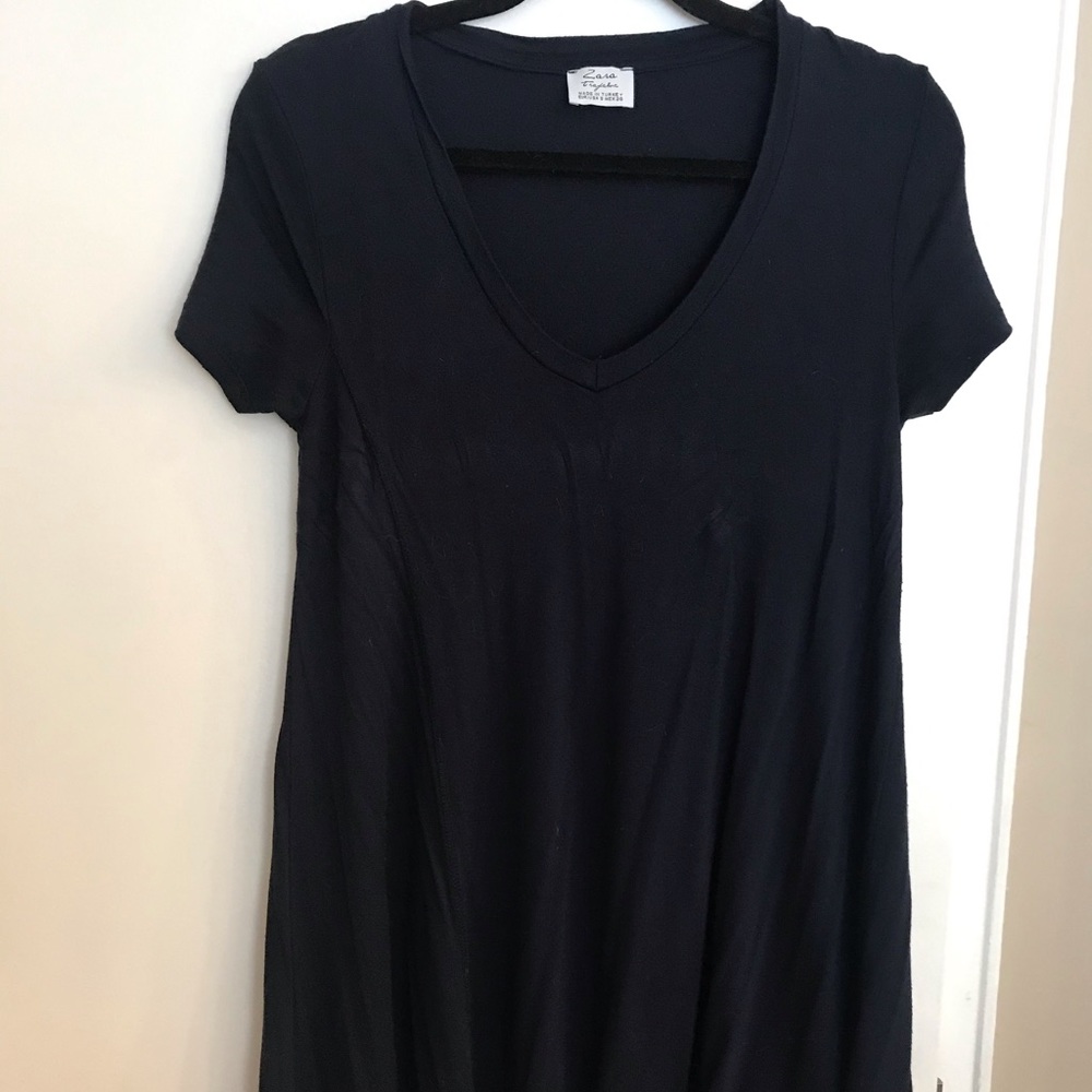 Zara Navy T-Shirt Dress